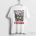 Classic Houston Texans Bluey Salute You Thank You To All Veterans T Shirts