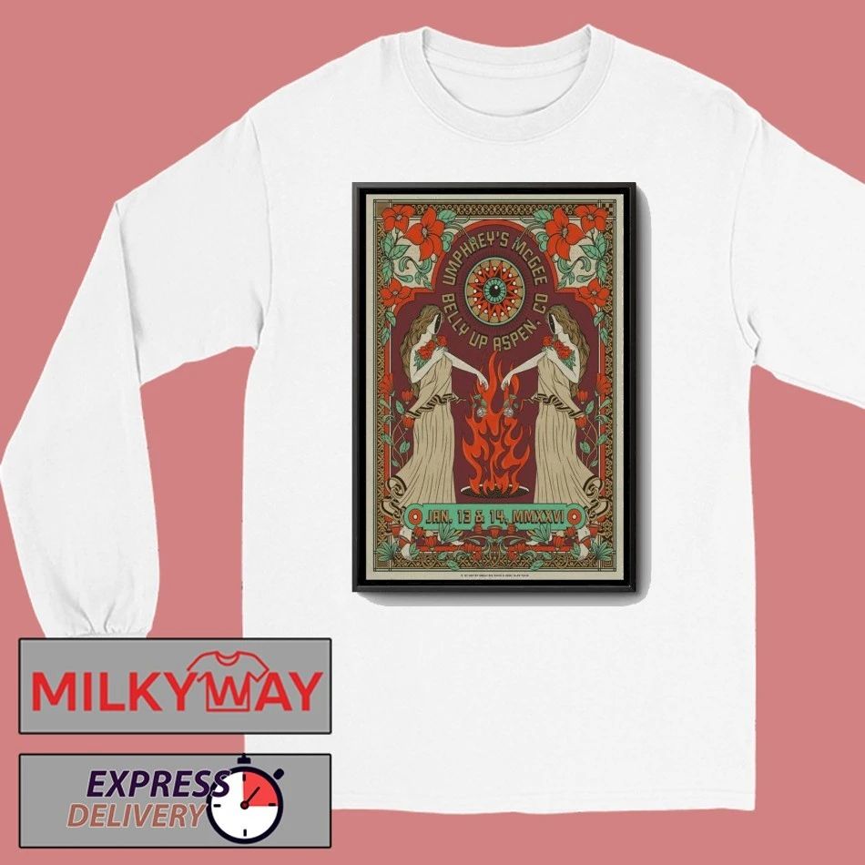 Jan 13,14 2026 Umphrey’s McGee Aspen, CO Poster shirt