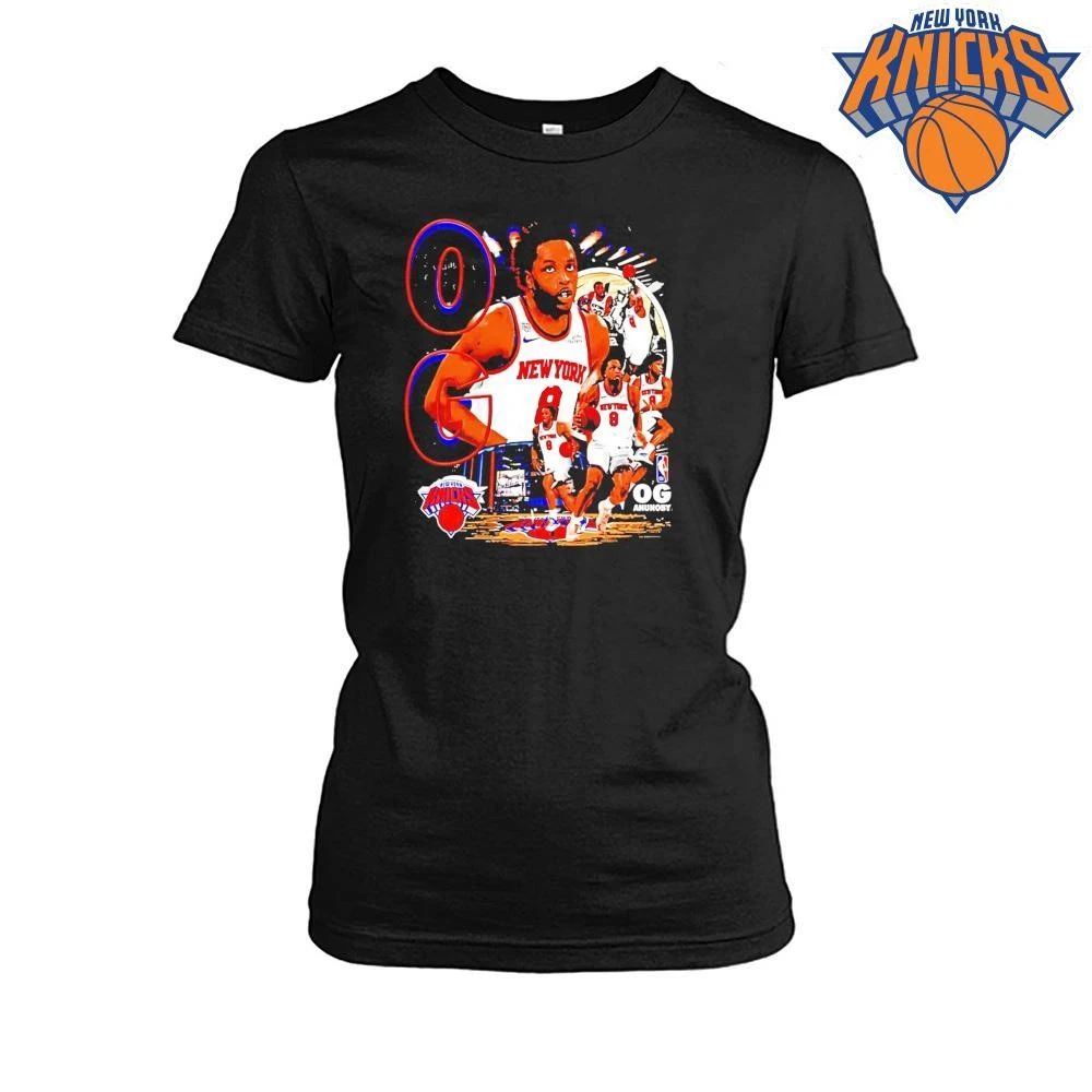 Og Anunoby Dunk New York Knicks Basketball Main Character Moment Knicks Basketball Nba 2026 Graphic Shirt
