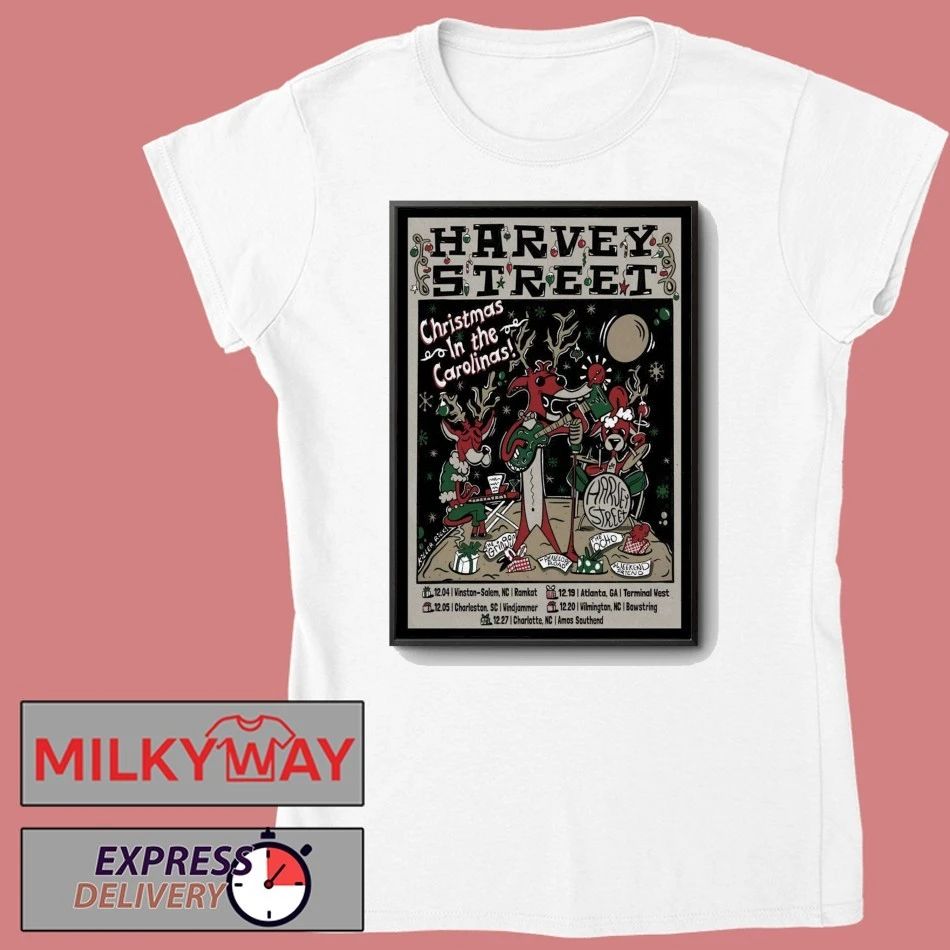 Harvey Street Tour Christmas In The Carolinas 2026 Poster shirt