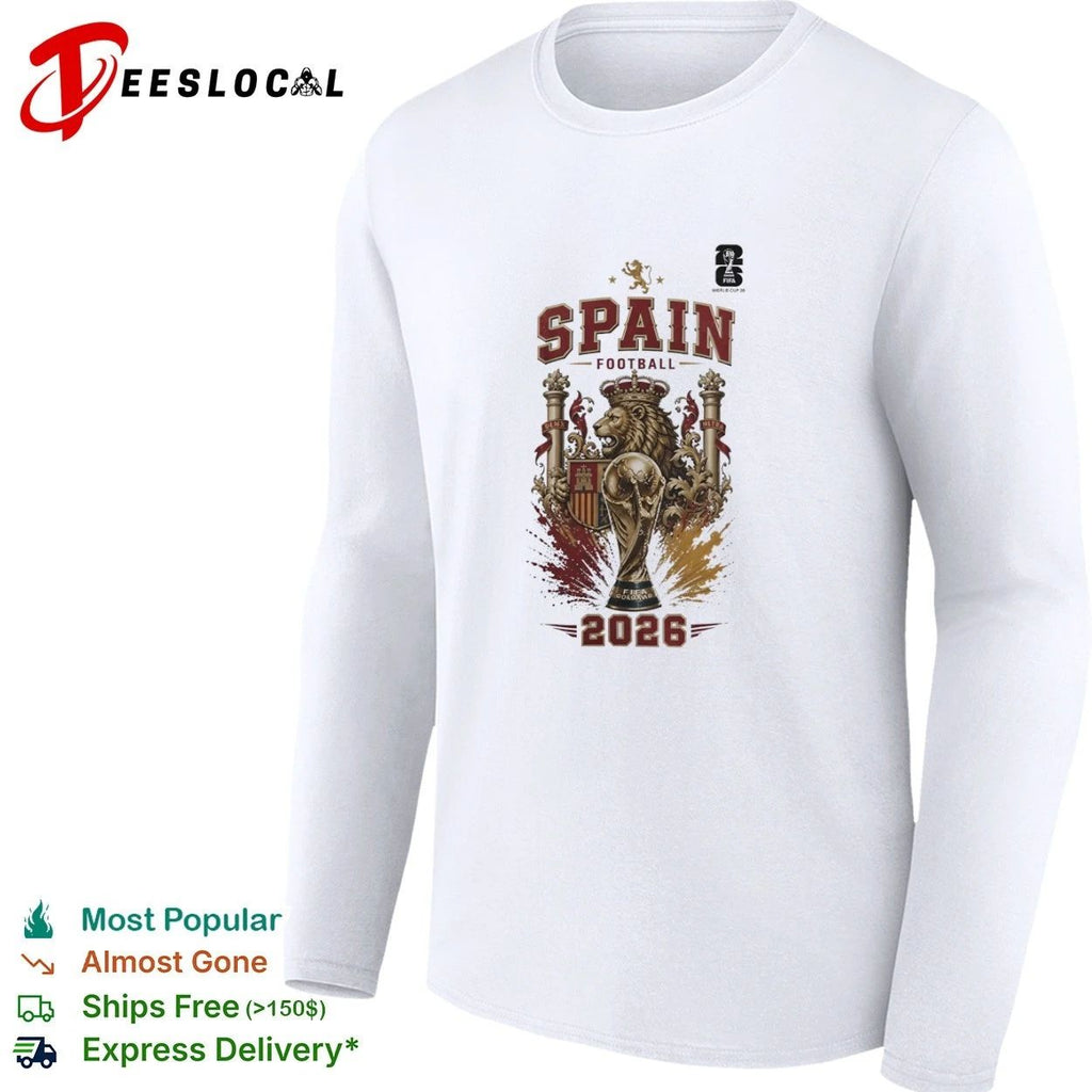 Spain Football World Cup 2026 Soccer T-shirt