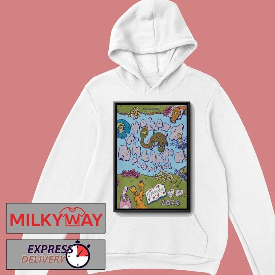 Hollow Heart Festival Feb 10-14 2026 In Asheville NC Poster shirt