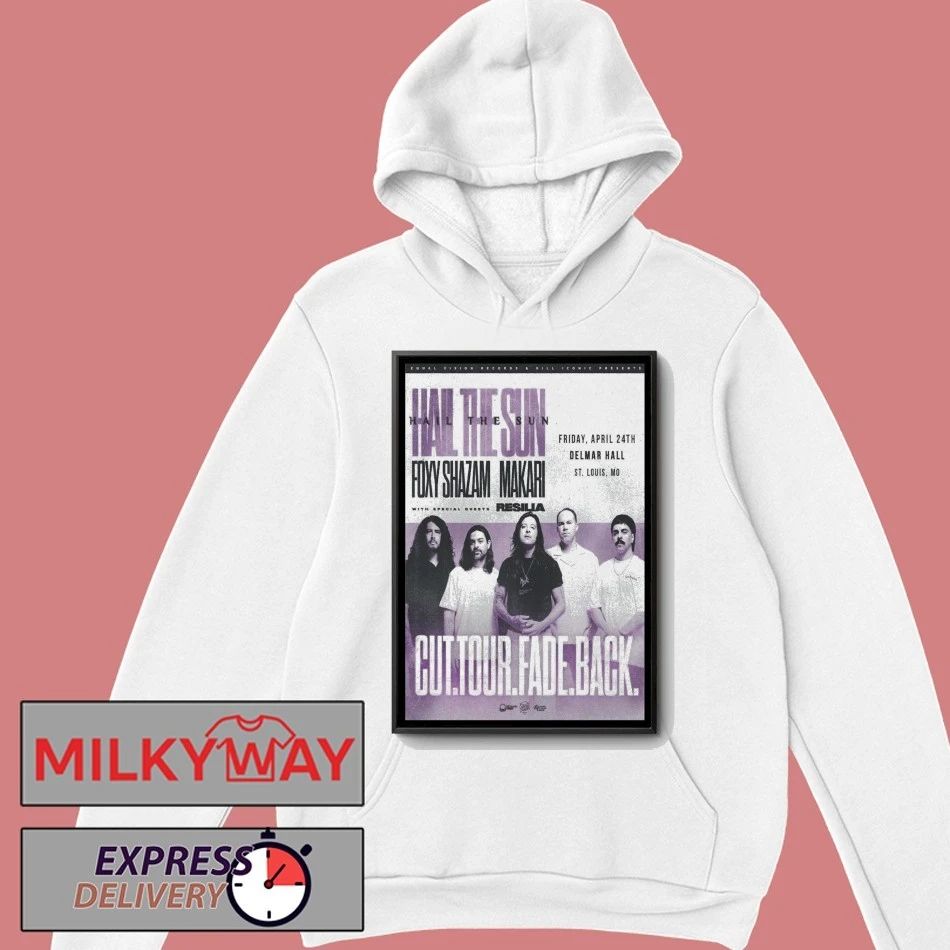 Hail The Sun Jan 24 2026 Poster Delmar Hall shirt