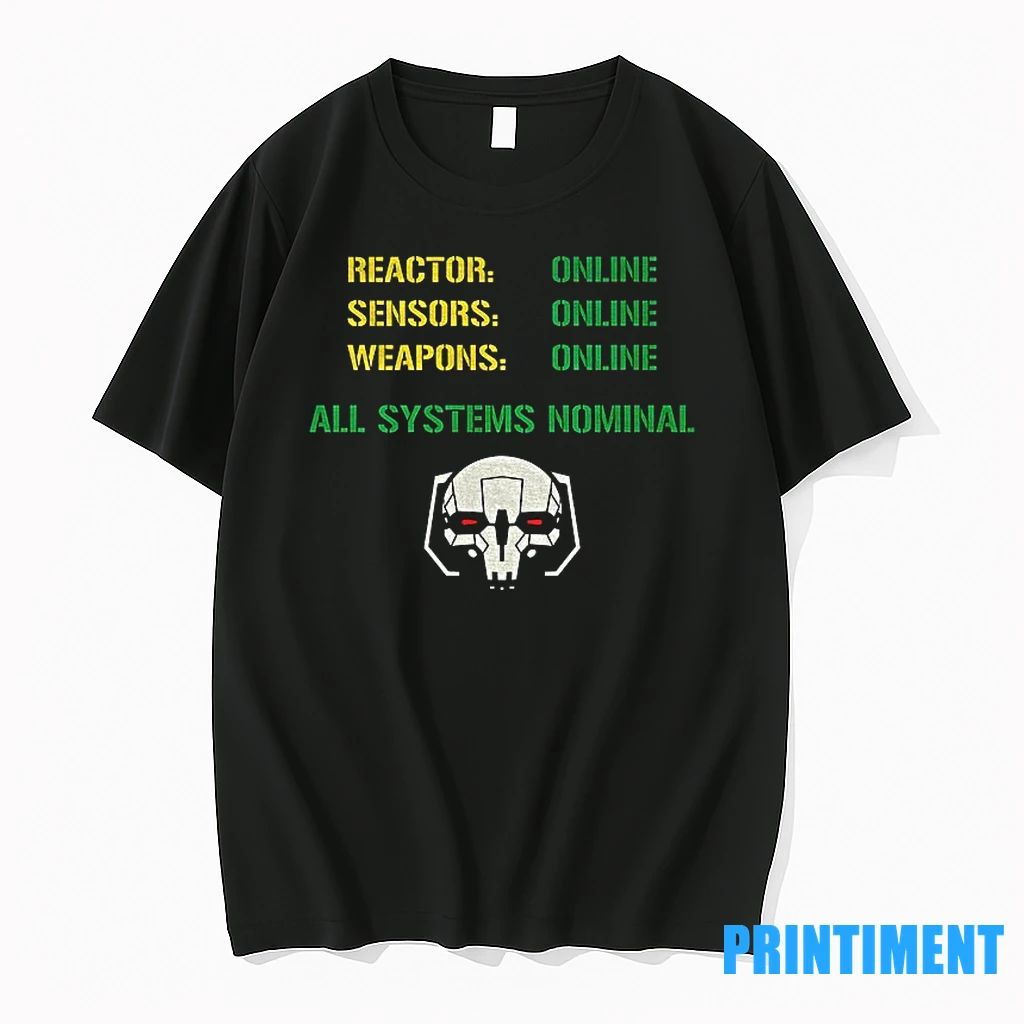 Reactor Online Sensors Online Weapons Online All Systems Nominal Tshirts Sweater