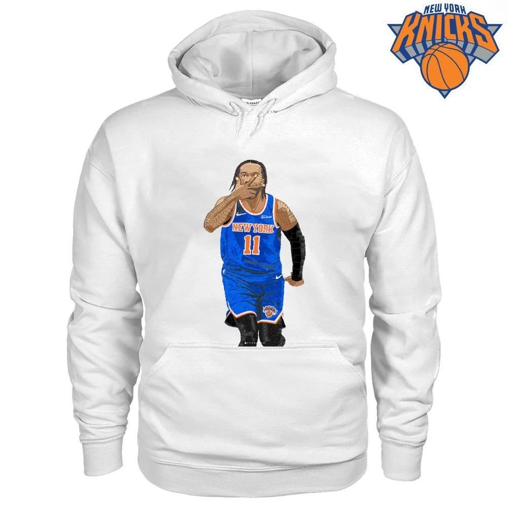 New York Knicks Jalen Brunson 11 Three Point Celebration Shirt
