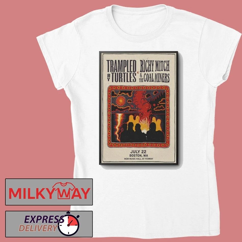 Trampled By Turtles July 22 2026 MGM Music Hall At Fenway Boston, MA Poster shirt