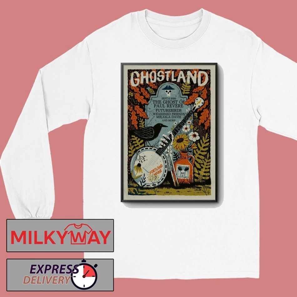Ghostland Sept 6 2026 Thompson’s Point Portland Maine Poster shirt