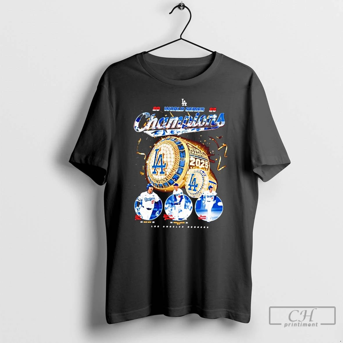 Premium Shohei Ohtani Yoshinobu Yamamoto And Freddie Freeman La Dodgers 2025 World Series Champions