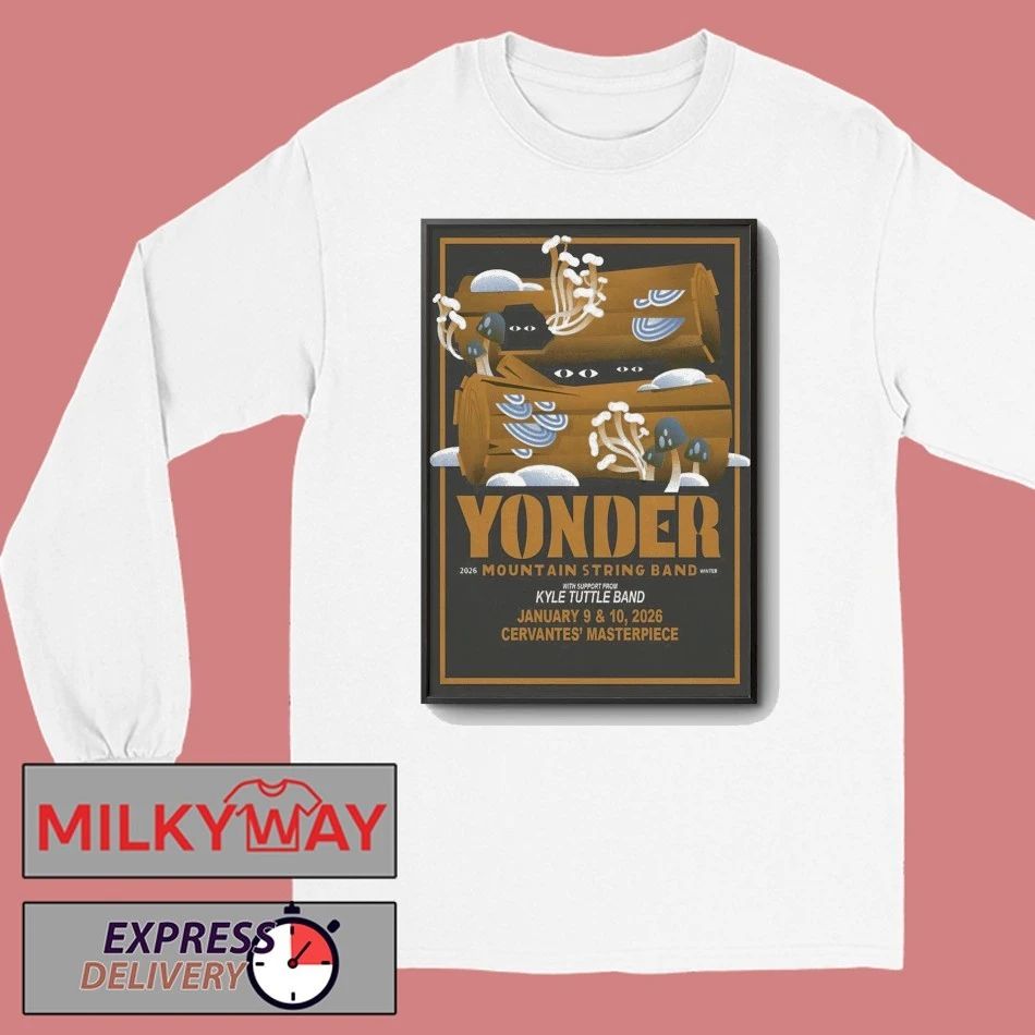 Yonder Mountain String Band Denver Event On Jan 9-10 2026 Poster shirt