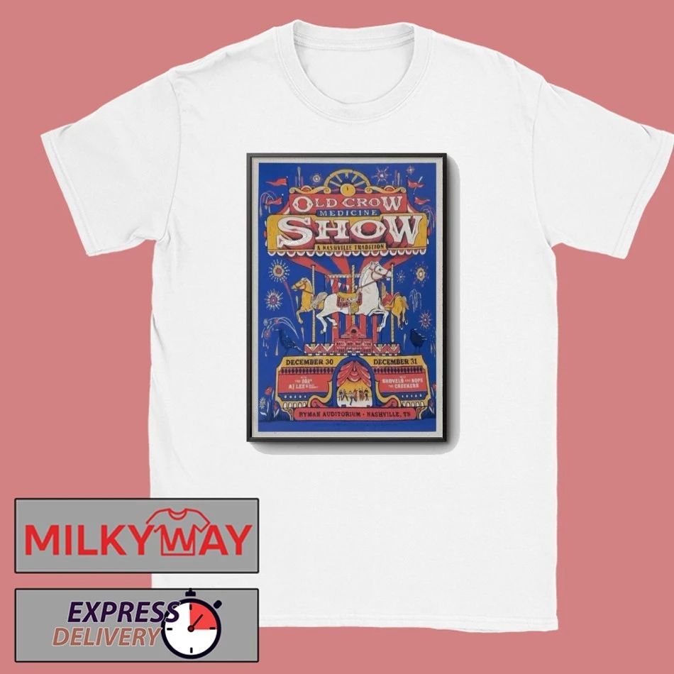 Old Crow Medicine Dec 30-31 2025 Poster Nashville, TN shirt