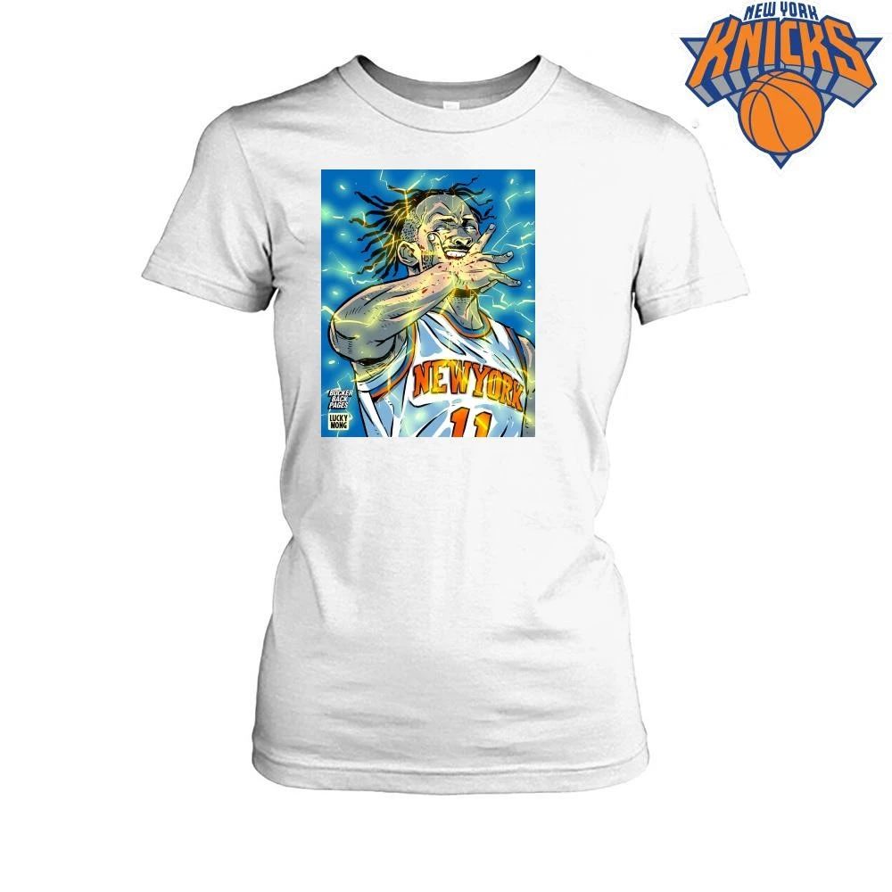 New York Knicks Jalen Brunson Lightning Anime NBA Finals 2026 Shirt
