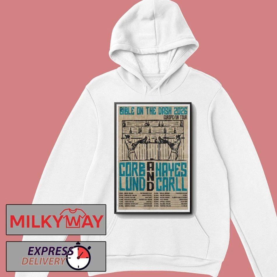 Corb Lund and Hayes Carll Apr 22 2026 Poster Malmo, Sweden shirt