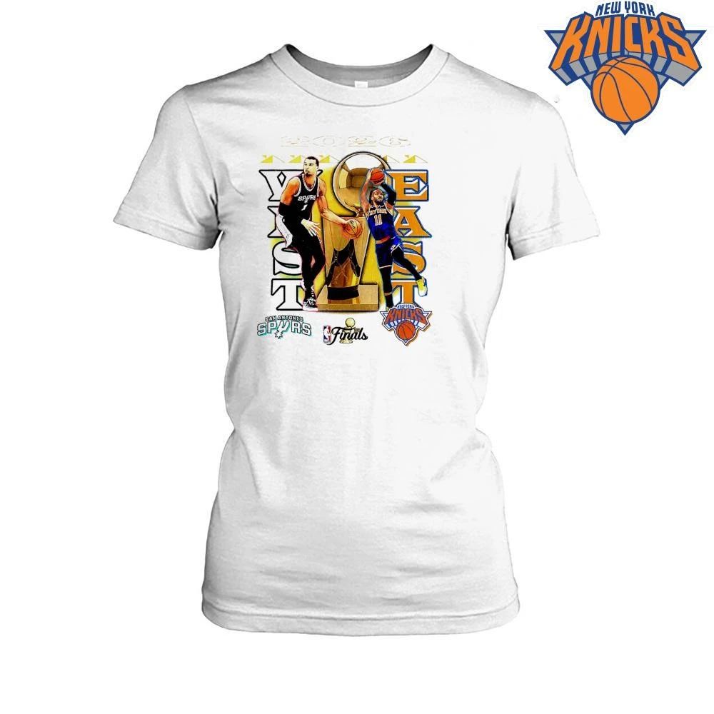 Victor Wembanyama San Antonio Spurs and Jalen Brunson New York Knicks NBA Finals 2026 shirt