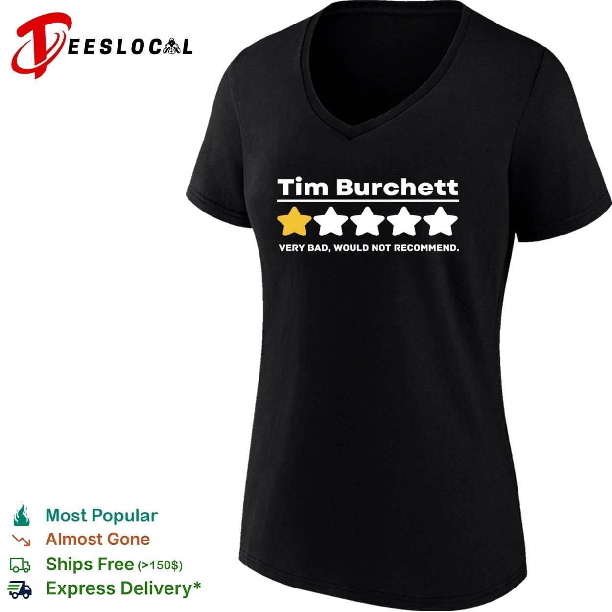 Tim Burchett One Star Very Bad Would Not Recommend T-shirt (1)