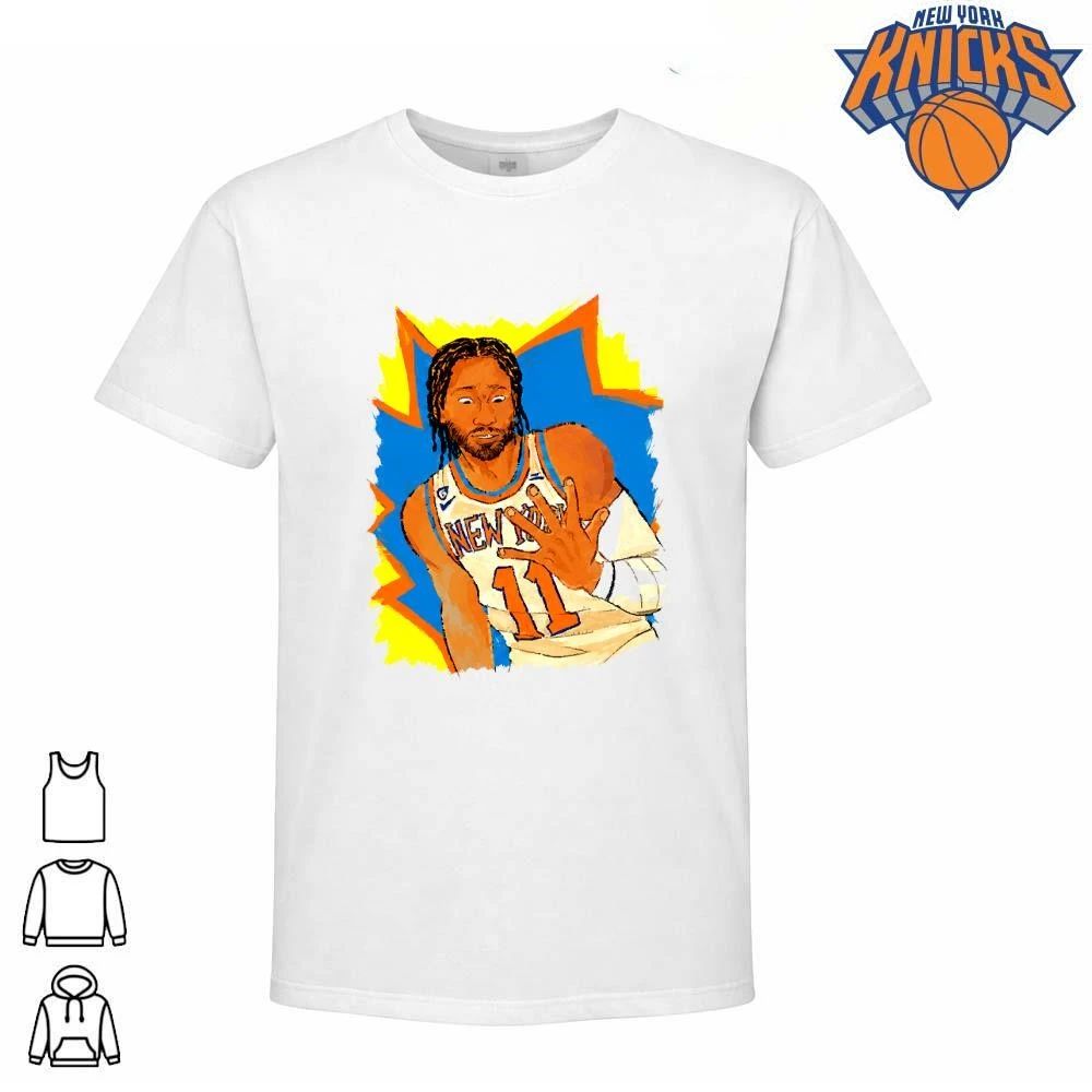 New York Knicks Champions NBA 2026 Jalen Brunson Number 11 Hand Gesture Vector Graphic Shirt