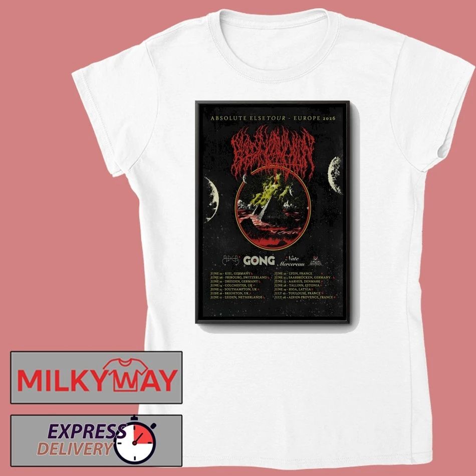 Blood Incantation Poster Absolute Else Tour EU 2026 shirt