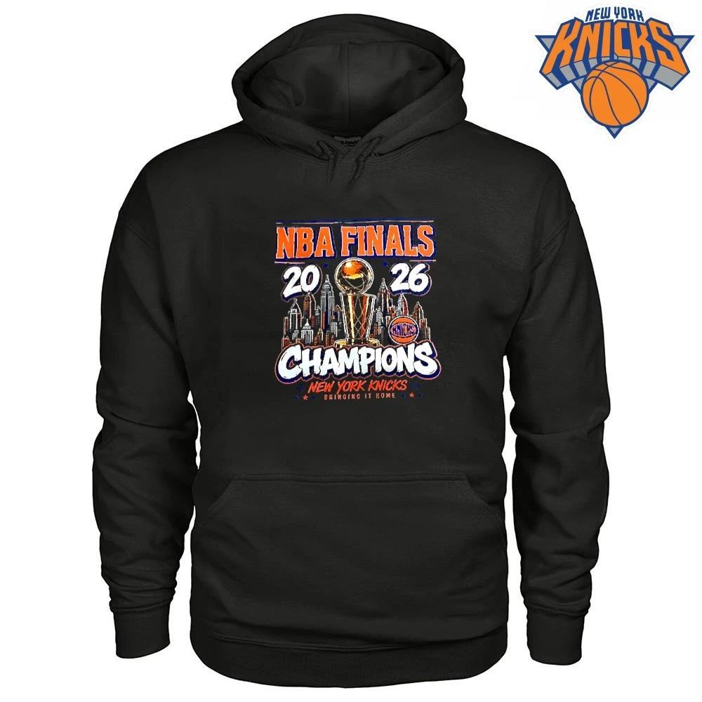 New York Knicks 2026 NBA Finals Champions Larry O’Brien Trophy Shirt