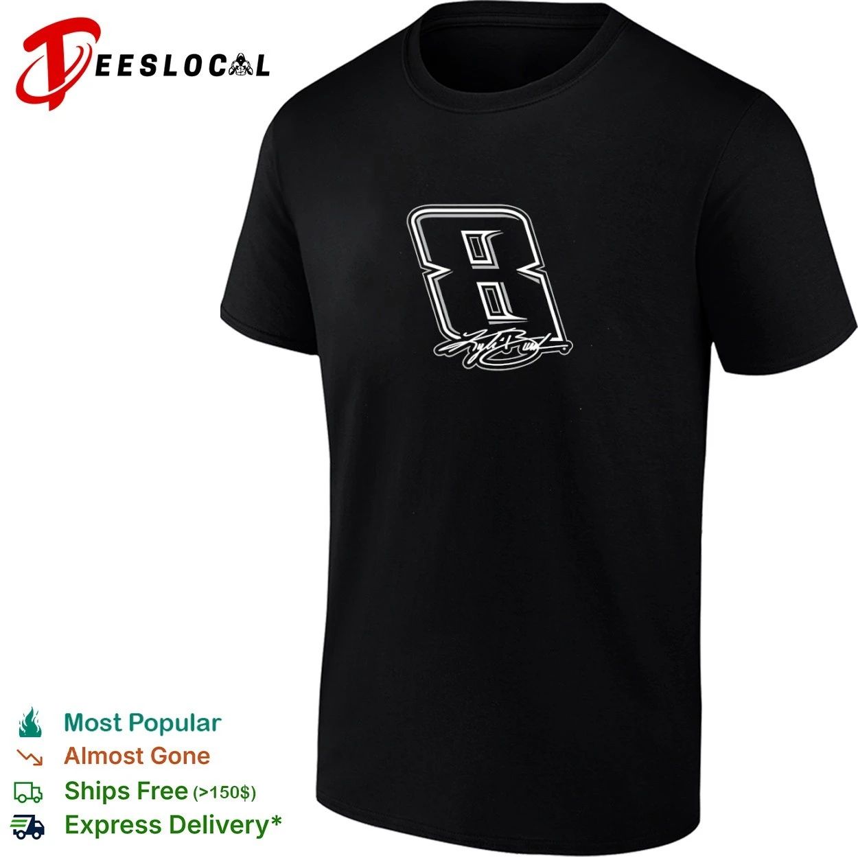 Kyle Busch No 8 Richard Childress Racing T-shirt