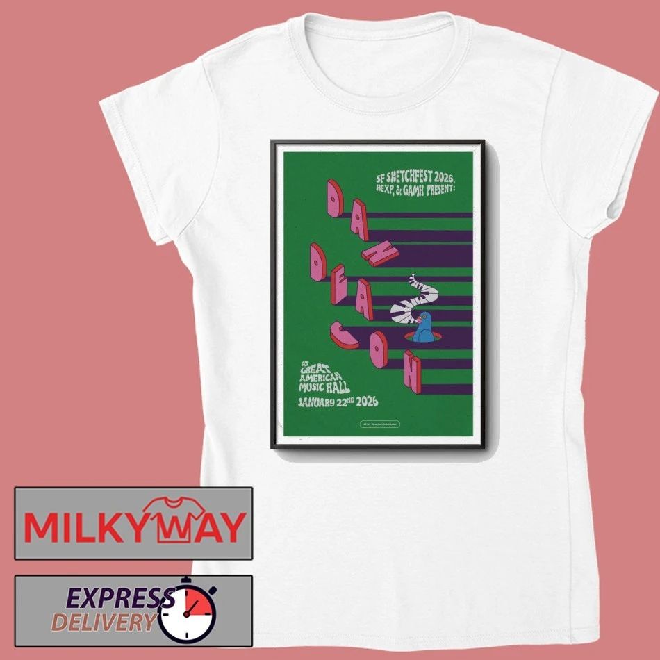 Dan Deacon Jan 22 2026 Poster Great American Music Hall shirt