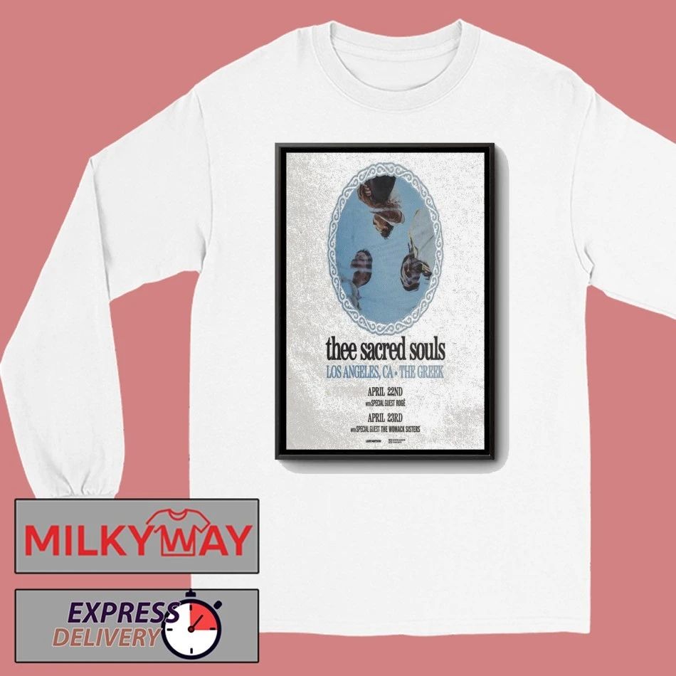 Apr 23 2026 Thee Sacred Souls Poster The Womack Sisters shirt