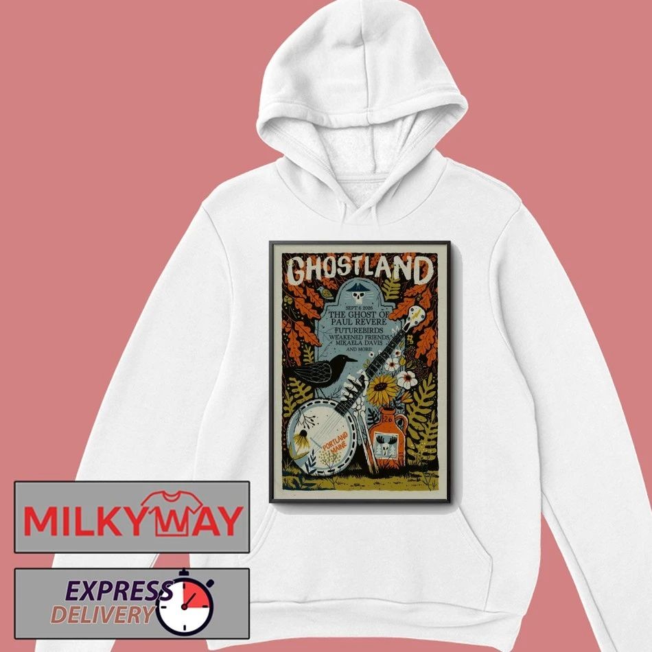 Ghostland Sept 6 2026 Thompson’s Point Portland Maine Poster shirt