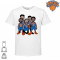 New York Knicks Starting Five Players Chibi Caricature Cartoon Basketball NBA Finals 2026 Shirt