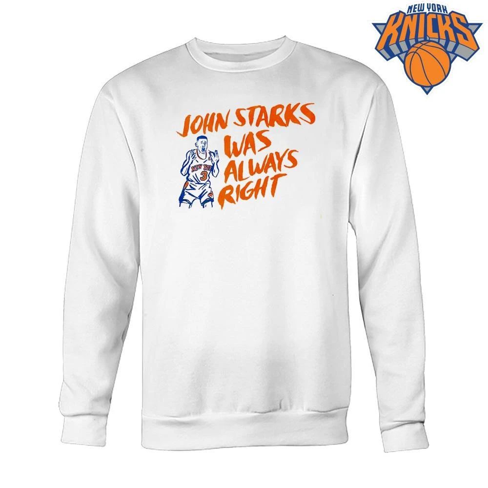 John Starks Was Always Right New York Basketball Fan NBA Finals 2026 Shirt
