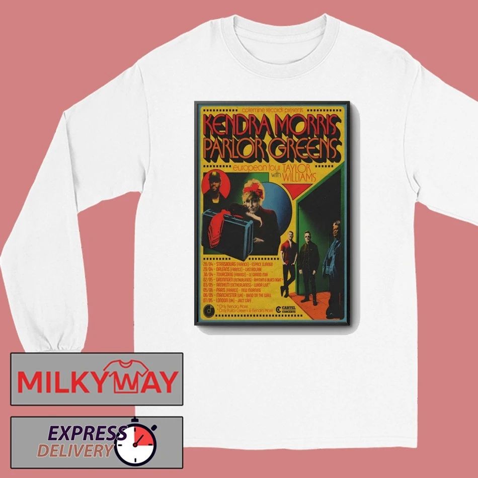 Kendra Morris And Parlor Greens Tour Alert 2026 Poster shirt