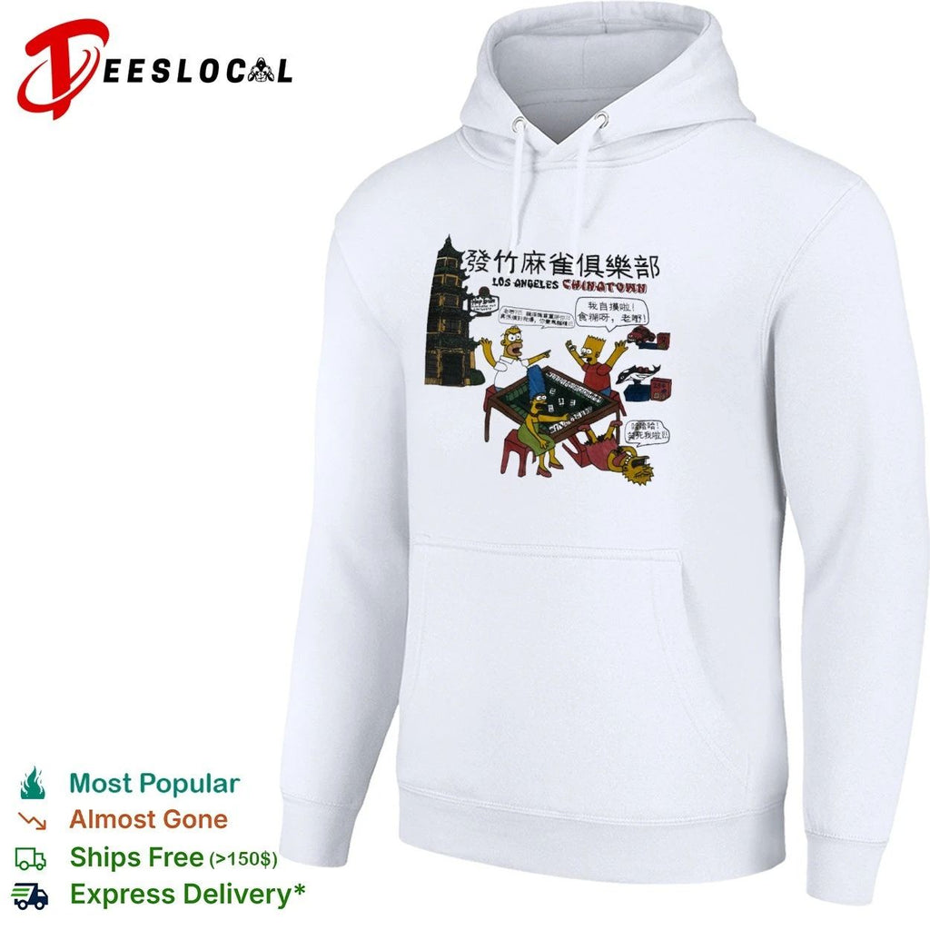 The Simpsons Los Angeles Chinatown Mahjong Club T-shirt