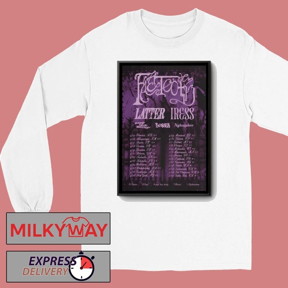 Faetooth US And Canada 2026 Tour Poster shirt