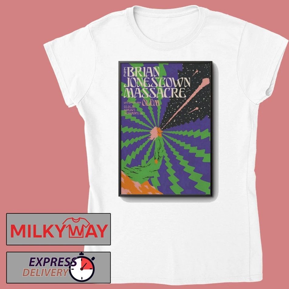 Brian Jonestown Massacre Harlow’s In Sacramento CA Mar 5 2026 Poster shirt