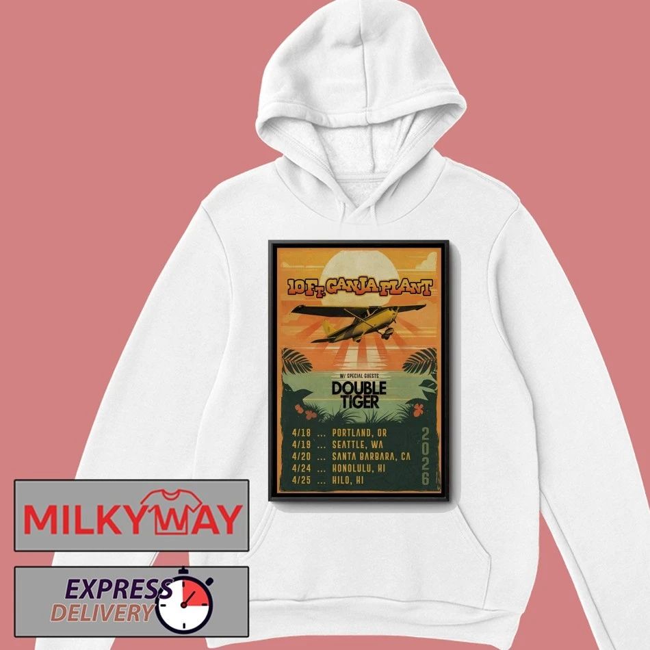 10 Ft Ganja Plant With Double Tiger April 2026 Tour Poster shirt