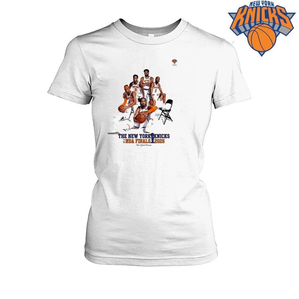The New York Knicks Basketball Team NBA Finals 2026 Shirt