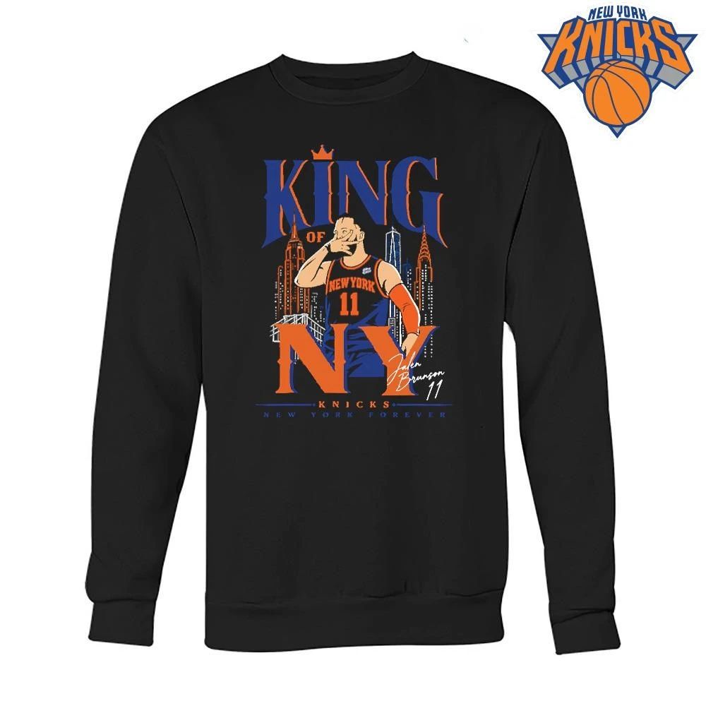 New York Knicks Champions NBA 2026 Jalen Brunson King of NY Graphic Tee Shirt