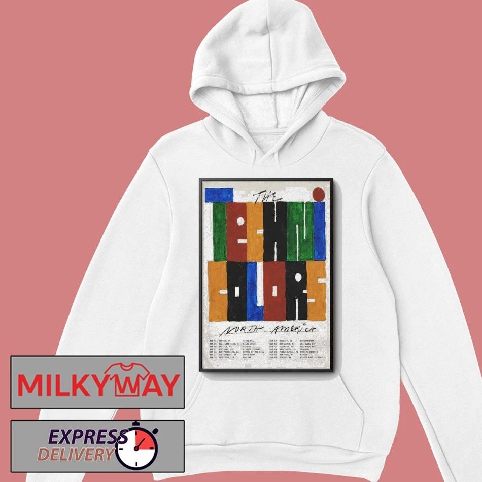 The Technicolors Poster Tour North America 2026 shirt
