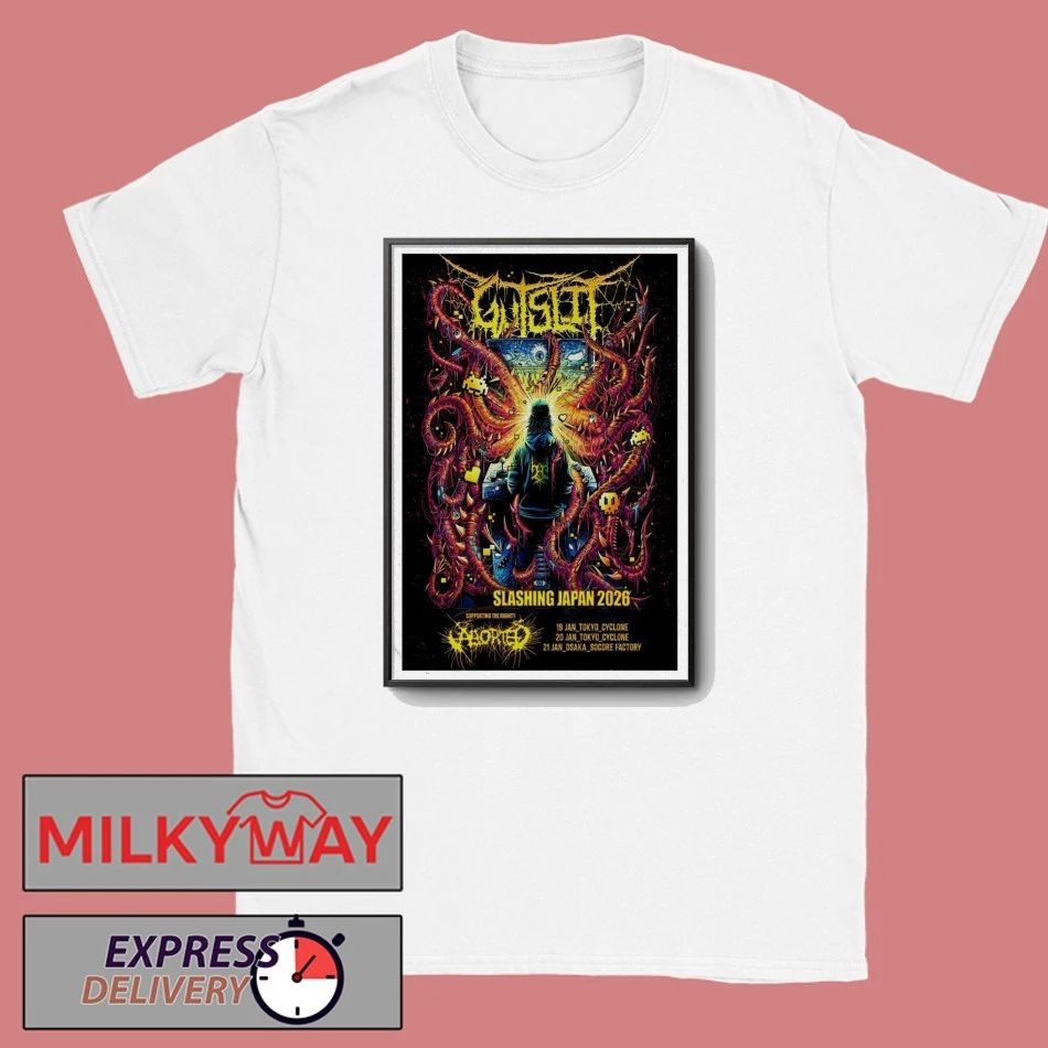 Gutslit Slashing Japan Tour 2026 Poster shirt