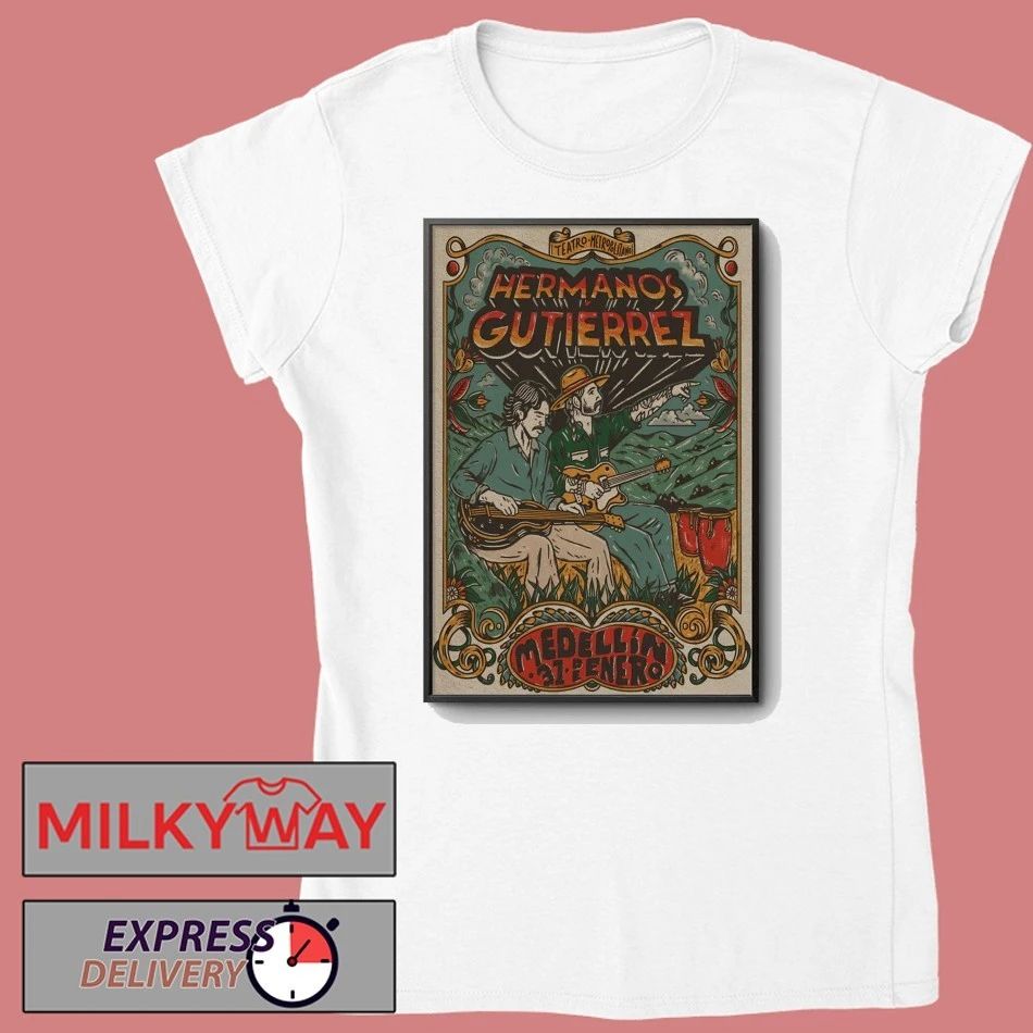 Hermanos Gutierrez La Pascasia in Medellín Colombia Jan 31 2026 Poster shirt