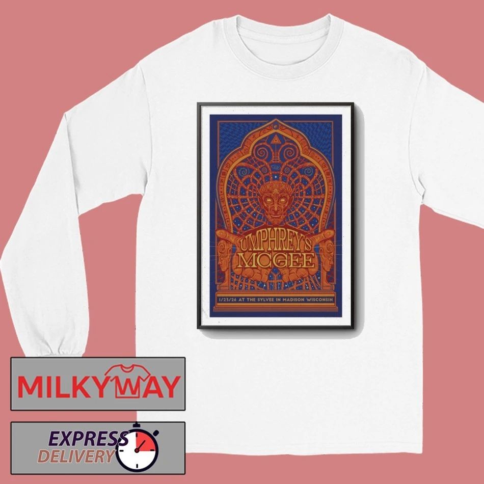 Umphrey’s McGee Madison, WI On January 23 2026 Event Poster shirt