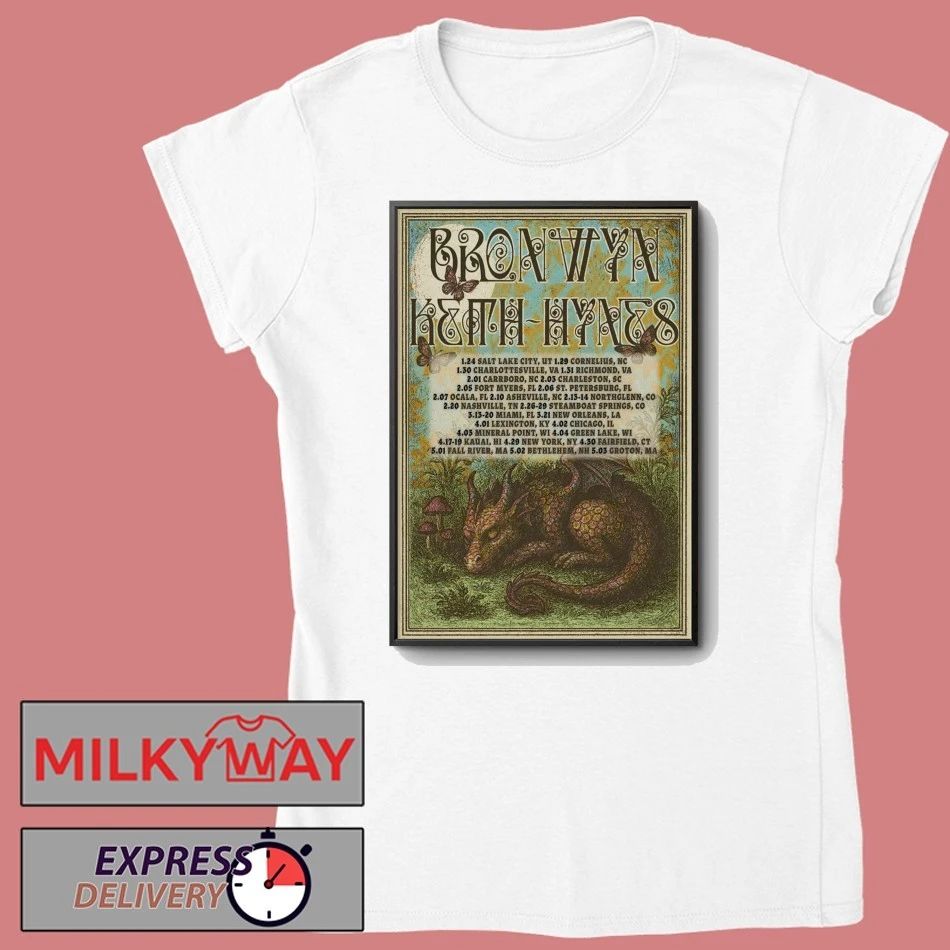 Poster Bronwyn Apr And May 2026 Tour shirt