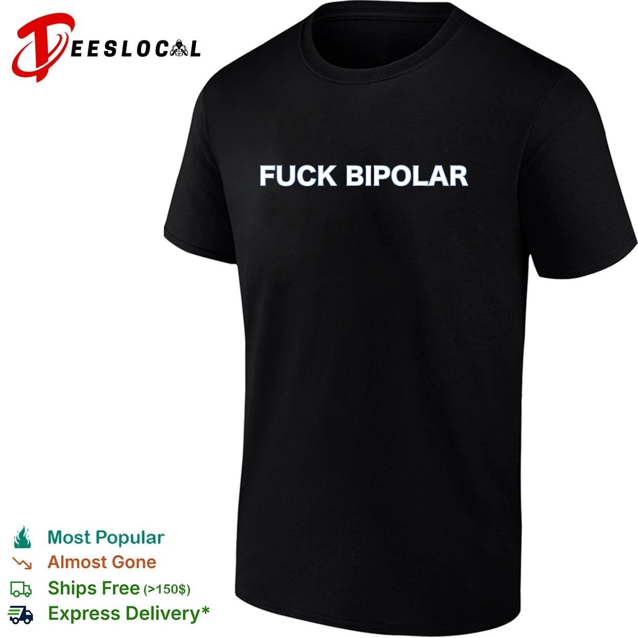 Fuck Bipolar mental health awareness T-shirt