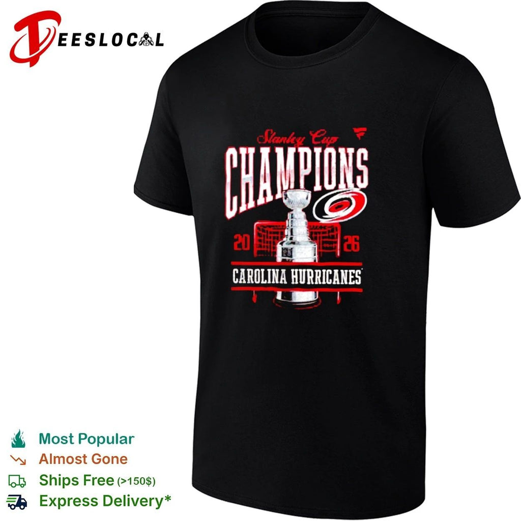 Stanley Cup Champions 2026 Carolina Hurricanes T-shirt