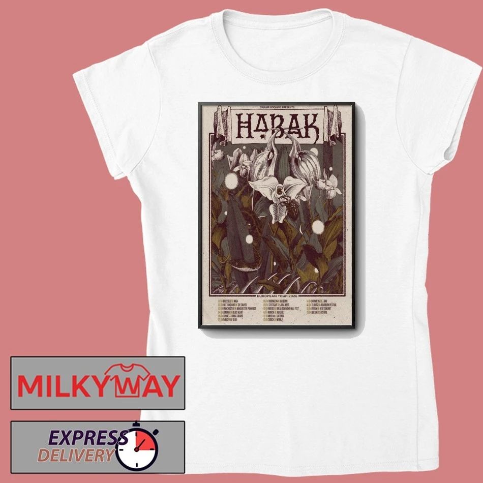 HABAK Tour EU 2026 Poster shirt