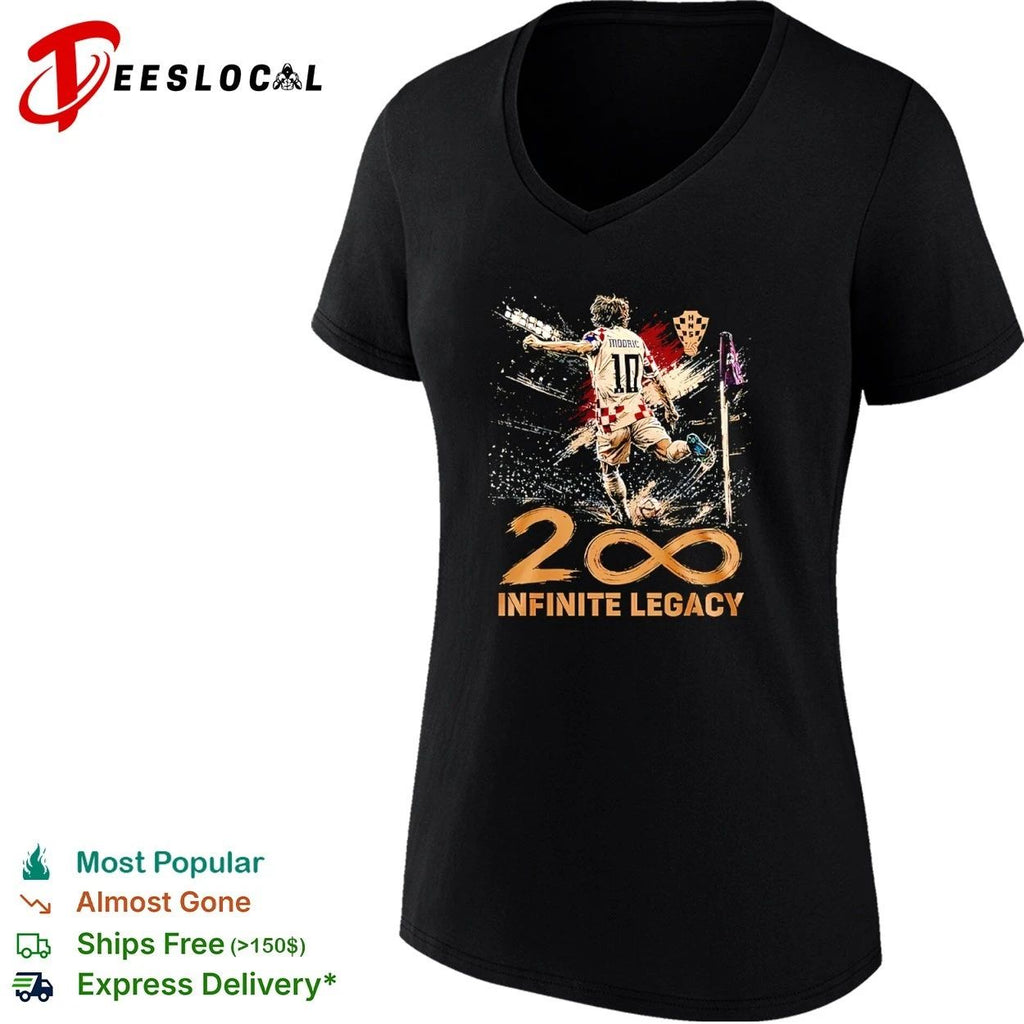 Luka Modrić Captain Legend Midfield Maestro Infinite Legacy Croatia National Team T-shirt