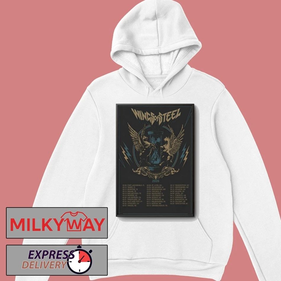 Wings Of Steel North American Tour 2026 Poster shirt