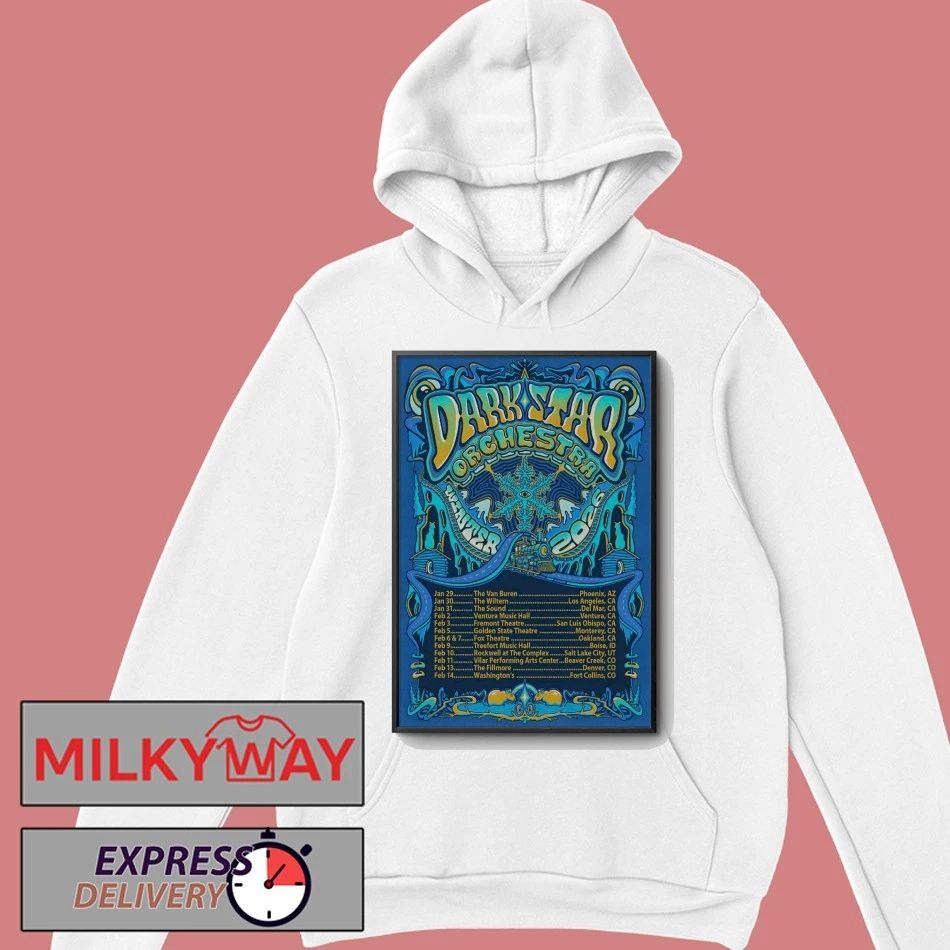 Dark Star Orchestra Winter Tour 26 Poster shirt
