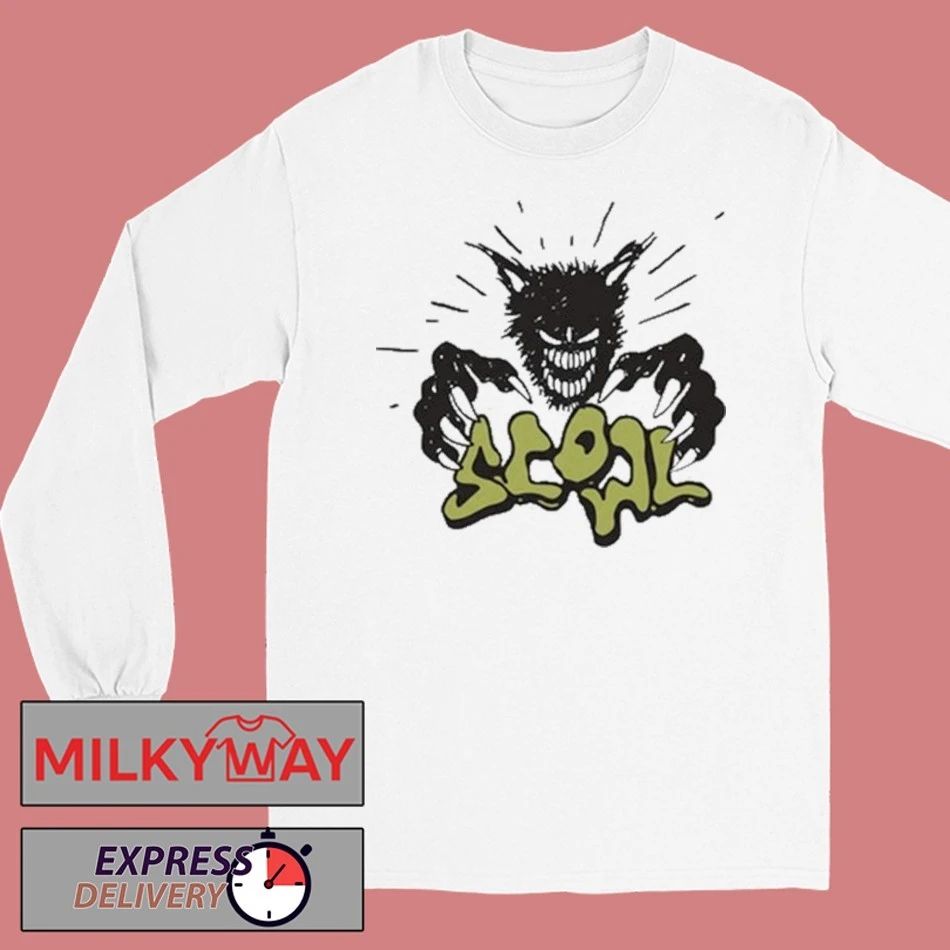 Scowl Cartoon Wolf T-Shirt
