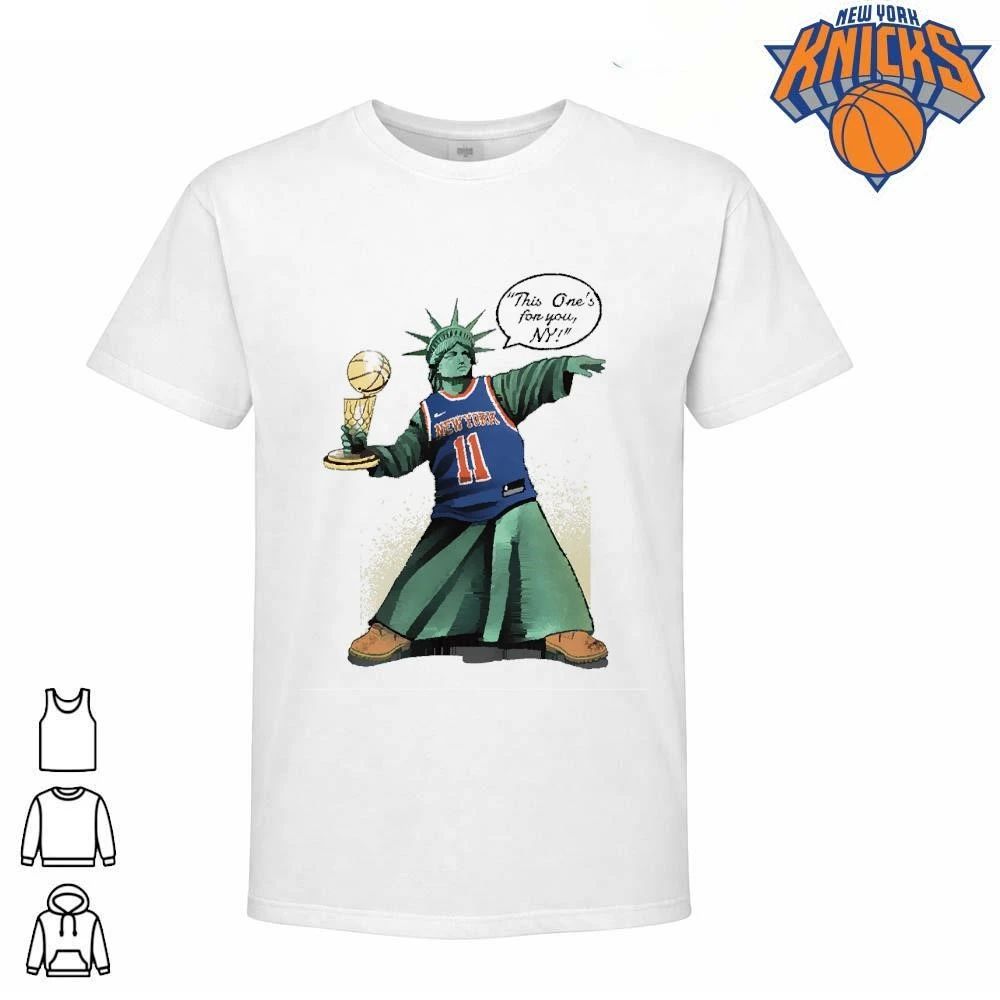 New York Knicks Champions NBA 2026 Statue of Liberty Larry O’Brien Trophy Shirt