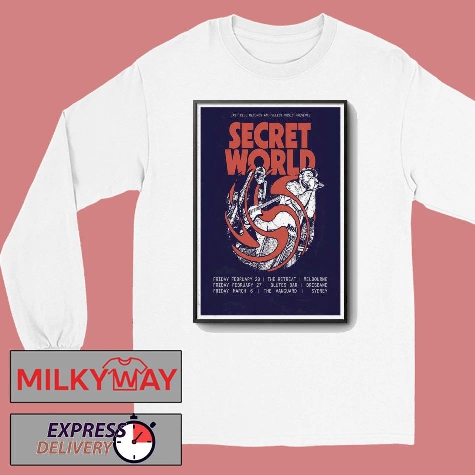 Secret World Australia 2026 Shows Poster shirt