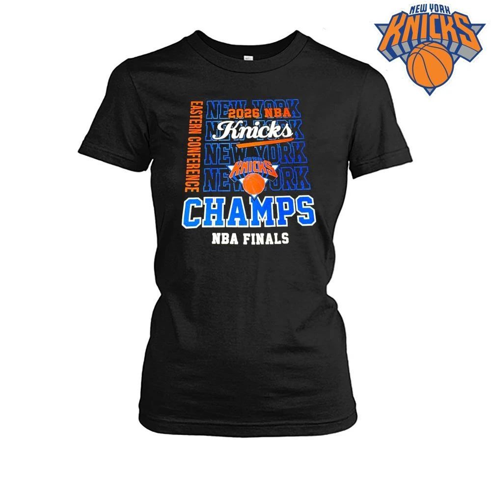 New York Knicks Eastern Conference Champs Basketball Fan Merchandise NBA Finals 2026 Shirt