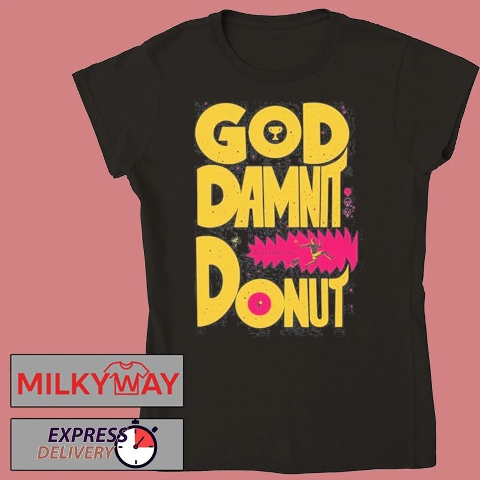 Dungeon Crawler Carl God Damnit Donut T-Shirt